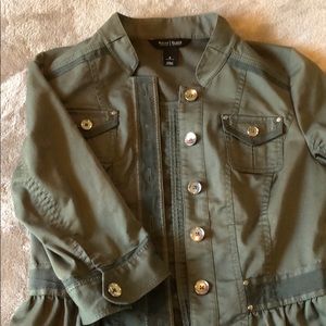 White House Black Market Olive Jacket